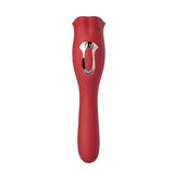 Honey Play Box Eva Sucking Mouth Tongue Clit Stimulator and G-spot Vibrator Red