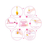 Honey Play Box Mango Tropical Weighted Kegel Ball 6-Piece Exercise Set Assorted Color