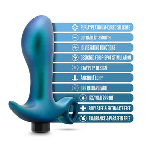 Anal Adventures Matrix Teleportation Plug- Lunar Blue