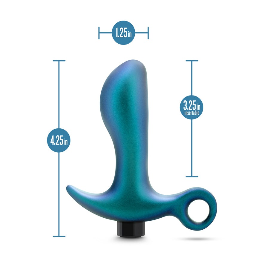 Anal Adventures Matrix Teleportation Plug- Lunar Blue