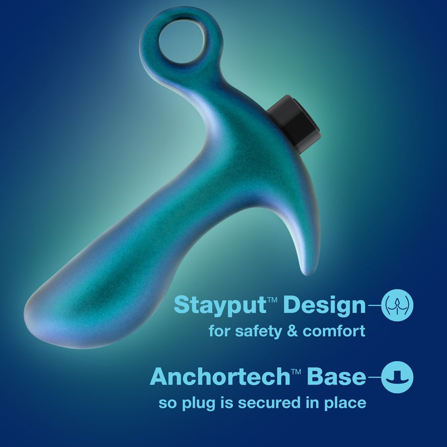 Anal Adventures Matrix Teleportation Plug- Lunar Blue