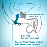 Anal Adventures Matrix Teleportation Plug- Lunar Blue