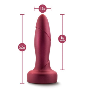 Anal Adventures Matrix Atomic Plug with Remote- Martian Wine