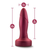 Anal Adventures Matrix Atomic Plug with Remote- Martian Wine