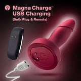 Anal Adventures Matrix Atomic Plug with Remote- Martian Wine