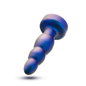 Anal Adventures Matrix Kinetik Plug with Remote- Space Age Blue