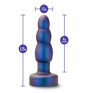 Anal Adventures Matrix Kinetik Plug with Remote- Space Age Blue