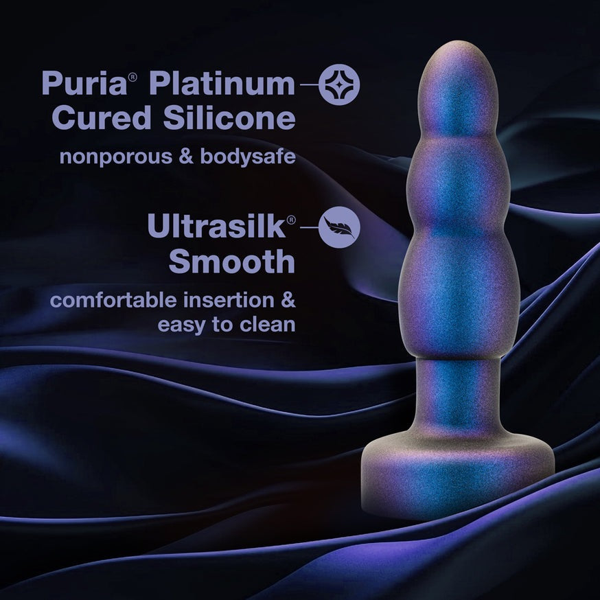 Anal Adventures Matrix Kinetik Plug with Remote- Space Age Blue