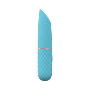 LoveLine Beso 10 Speed Vibrating Mini-Lipstick Vibrator- Blue