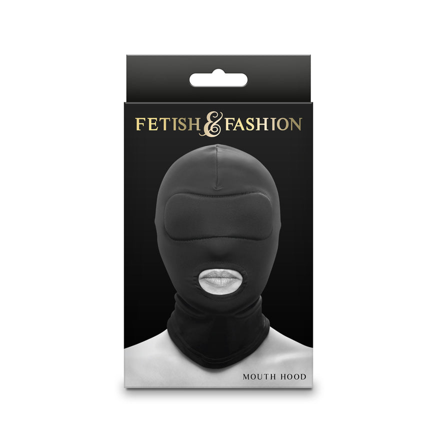 Fetish&Fashion Mouth Hood- Black