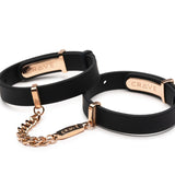 Crave ID Cuffs- Black/Rose Gold