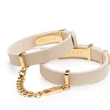 Crave ID Cuffs- Beige/24kt Gold