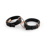 Crave ICON Cuffs- Black/Rose Gold