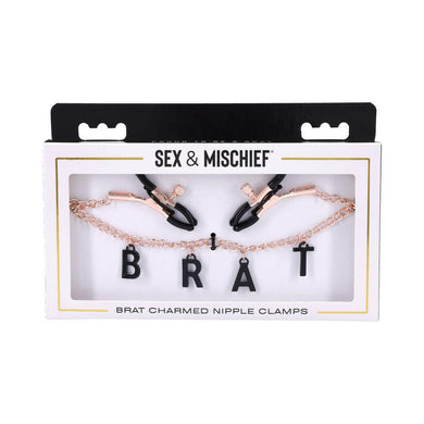 Sex & Mischief Brat Charmed Nipple Clamps