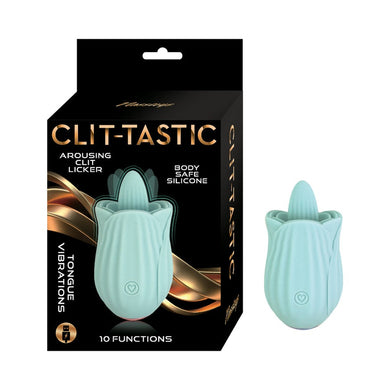 Clit-Tastic Arousing Clit Licker- Aqua
