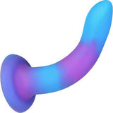 RAVE BY ADDICTION SILICONE 8" GLOW IN THE DARK - BLUE & PURPLE