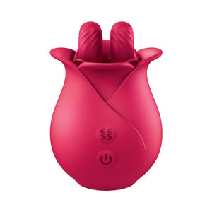 Clit-Tastic Tulip Finger Massager- Red