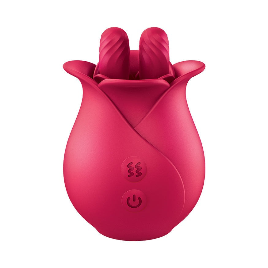 Clit-Tastic Tulip Finger Massager- Red