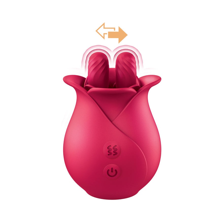 Clit-Tastic Tulip Finger Massager- Red