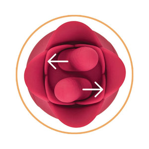 Clit-Tastic Tulip Finger Massager- Red