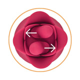 Clit-Tastic Tulip Finger Massager & Pleasure Plug- Red