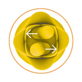 Clit-Tastic Tulip Finger Massager & Pleasure Plug- Yellow