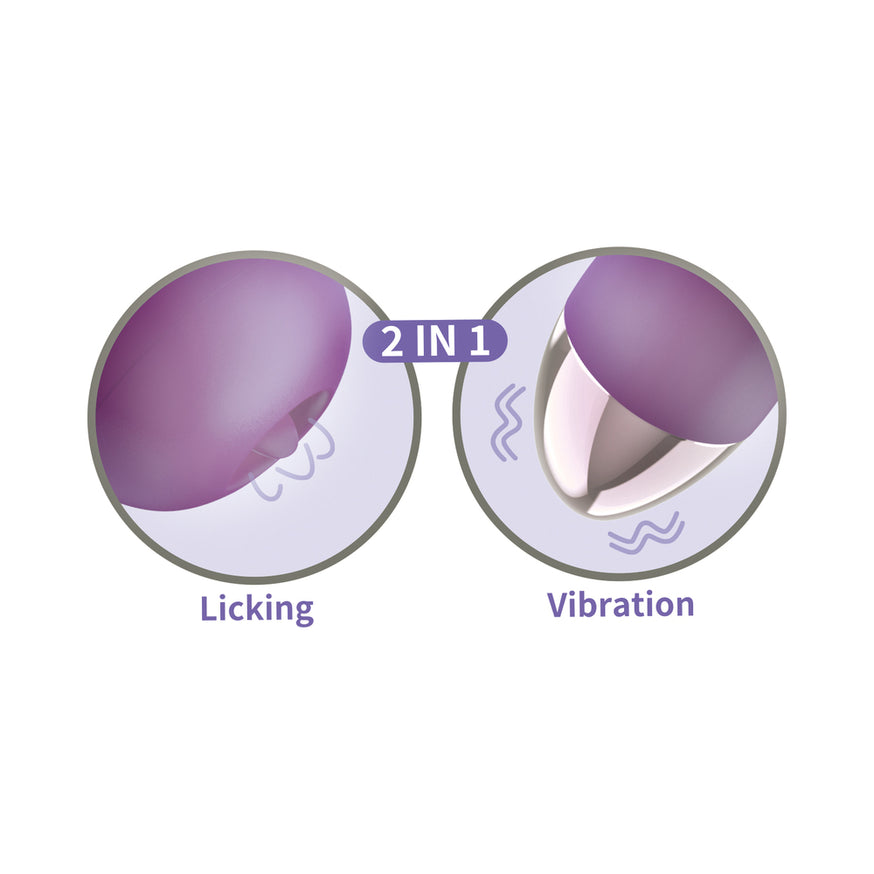 Clit-Tastic Intense Dual Massager- Lavender