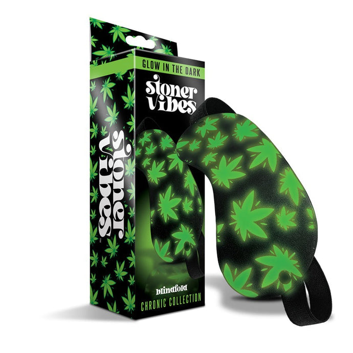 Stoner Vibes Chronic Collection Glow in the Dark Blindfold