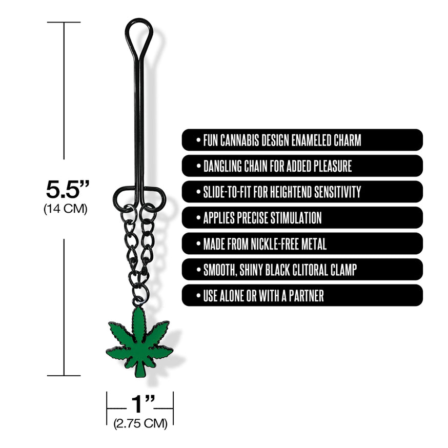 Stoner Vibes Chronic Collection Clitoral Clamp with Chain