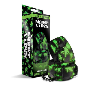 Stoner Vibes Chronic Collection Glow in the Dark Ankle Cuffs