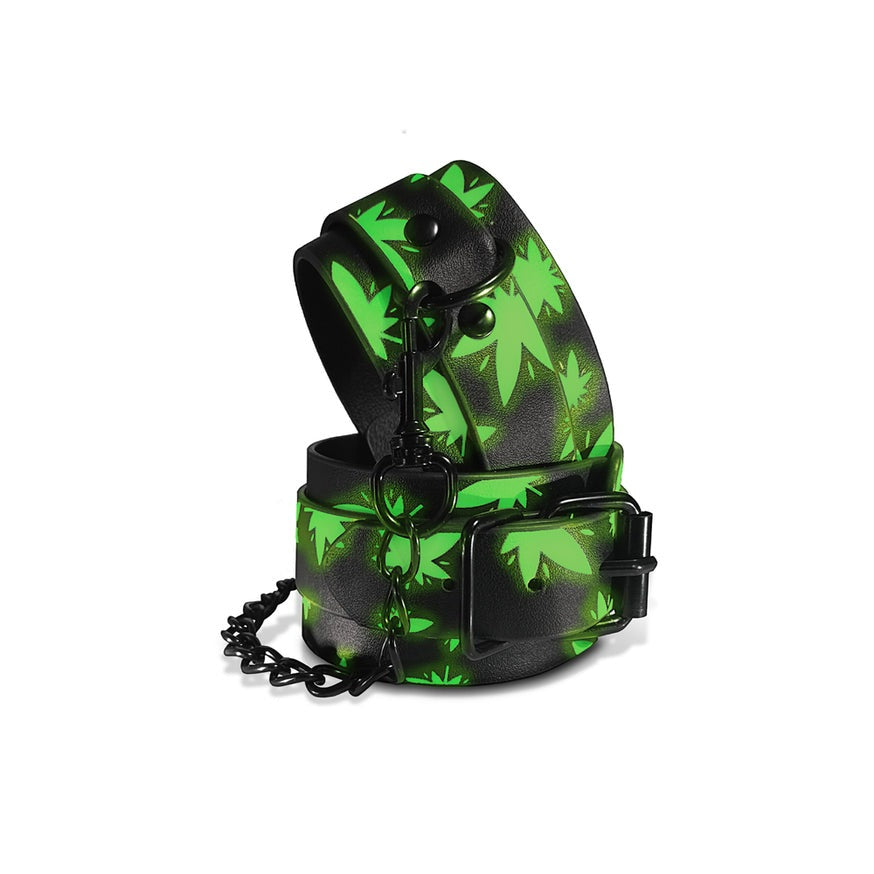 Stoner Vibes Chronic Collection Glow in the Dark Ankle Cuffs