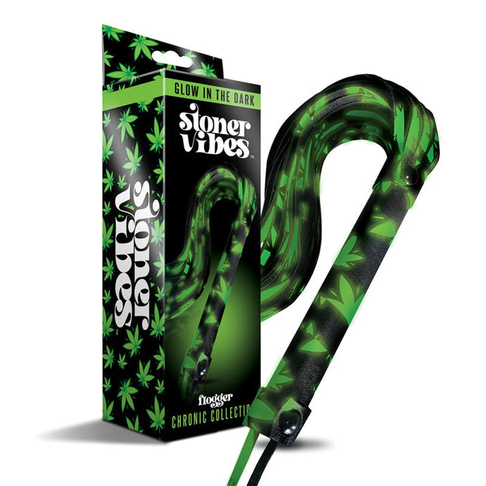 Stoner Vibes Chronic Collection Glow in the Dark Flogger