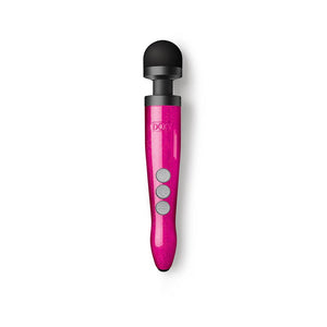 Doxy Die Cast 3R Rechargeable Compact Wand Vibrator- Hot Pink