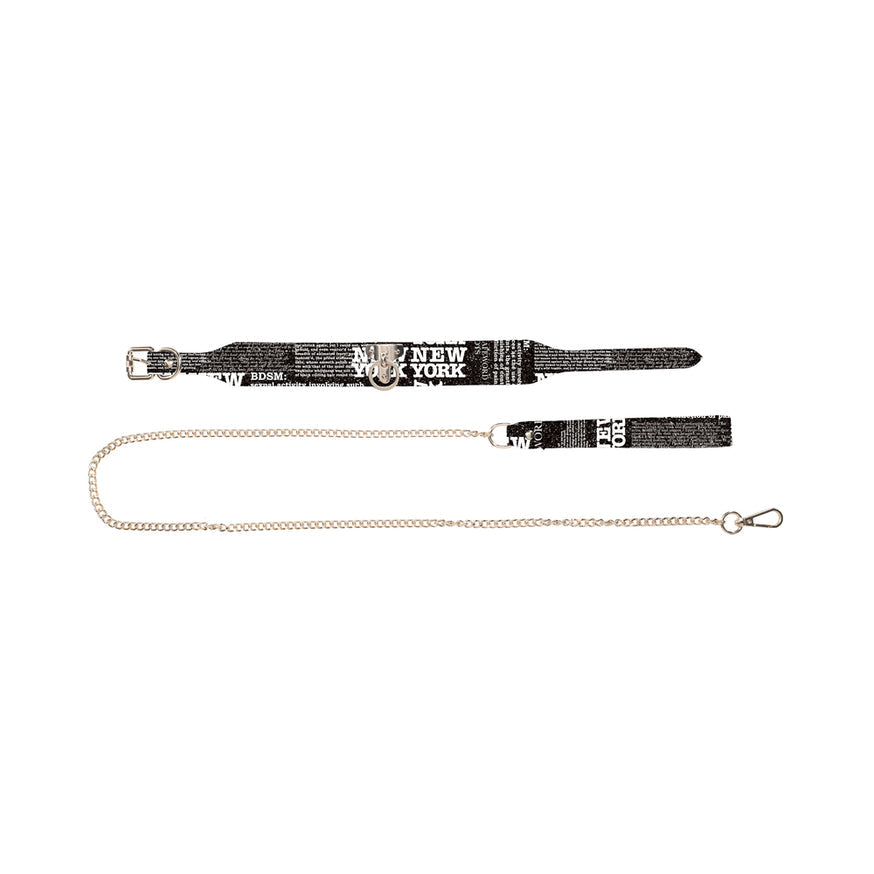 Ouch! NY Collection Collar with Leash