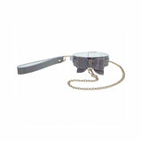 Ouch! International Paris Collection Collar with Leash- Black