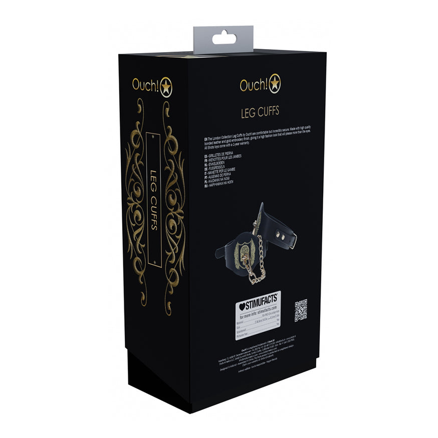 Ouch! International London Collection Leg Cuffs