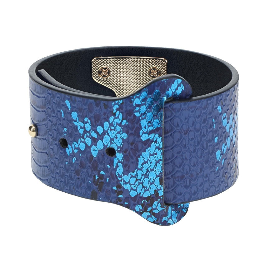 Ouch! International Florence Collection Handcuffs Blue