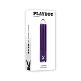 Playboy Amethyst Vibrating Glass Vibe- Purple