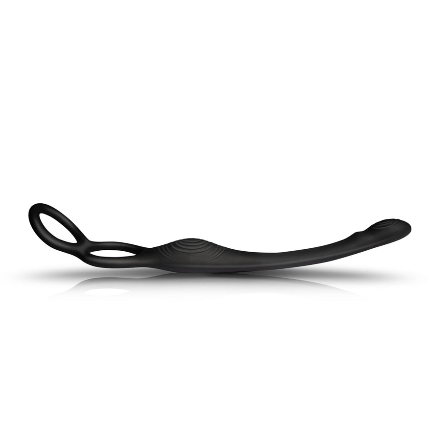 Rocks-Off The-Vibe C-Ring and P-Spot Stimulator- Black