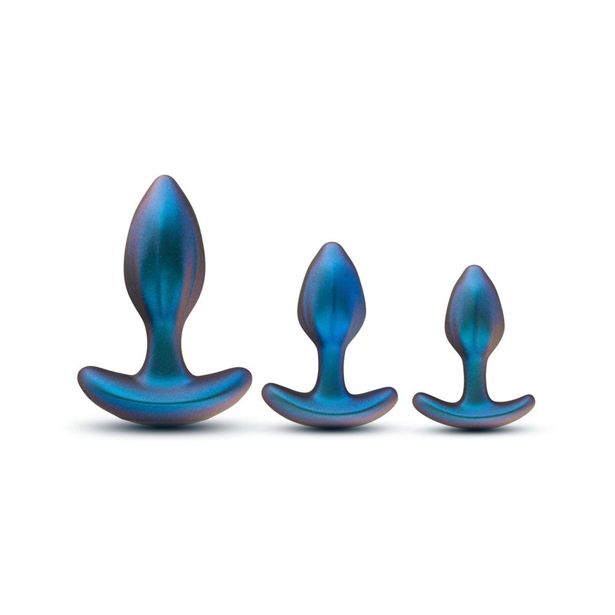 Anal Adventures Matrix Cosmos Plug Kit Lunar- Blue