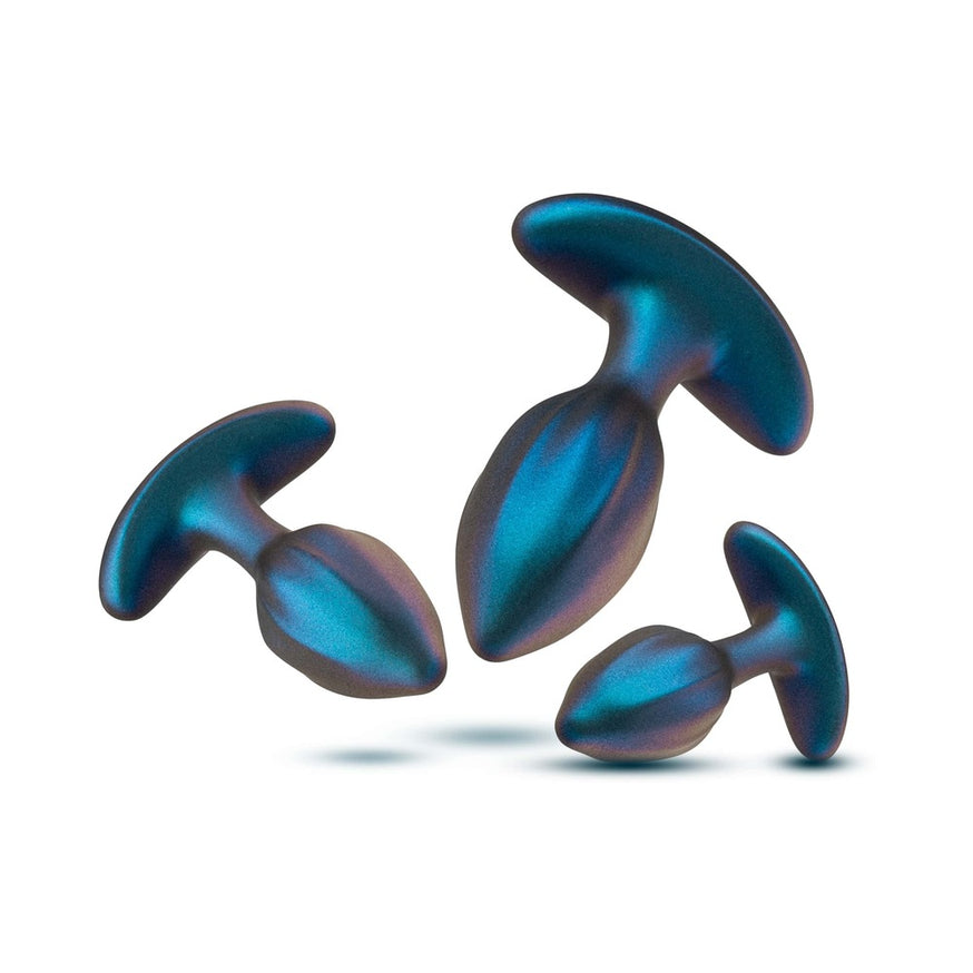 Anal Adventures Matrix Cosmos Plug Kit Lunar- Blue