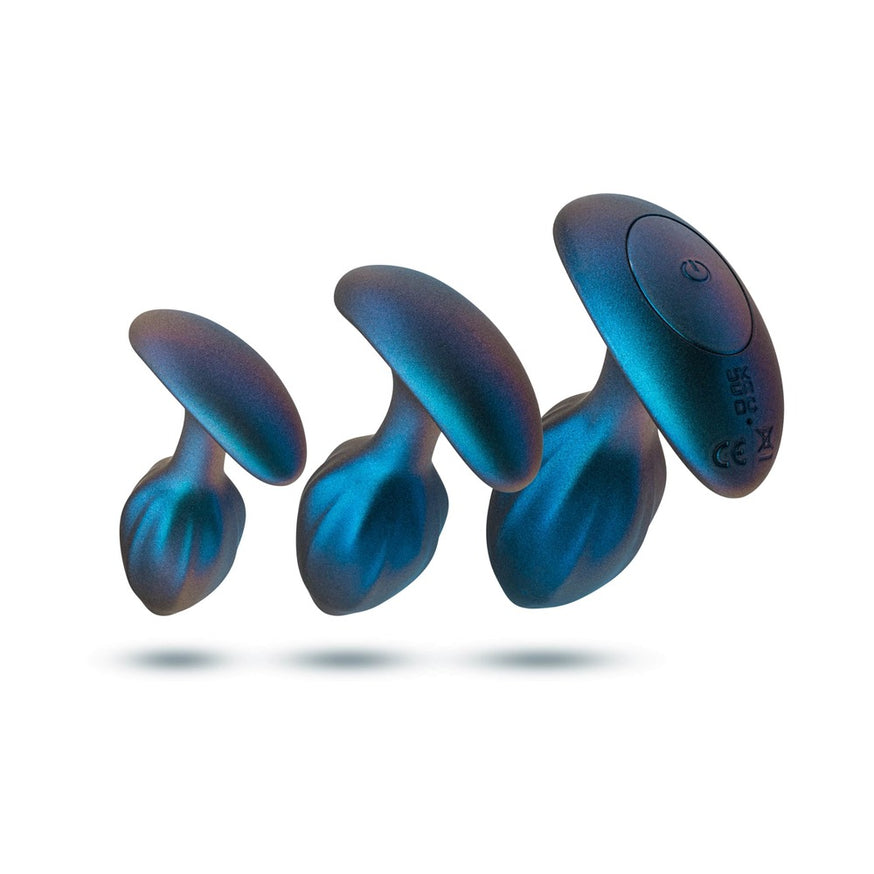 Anal Adventures Matrix Cosmos Plug Kit Lunar- Blue
