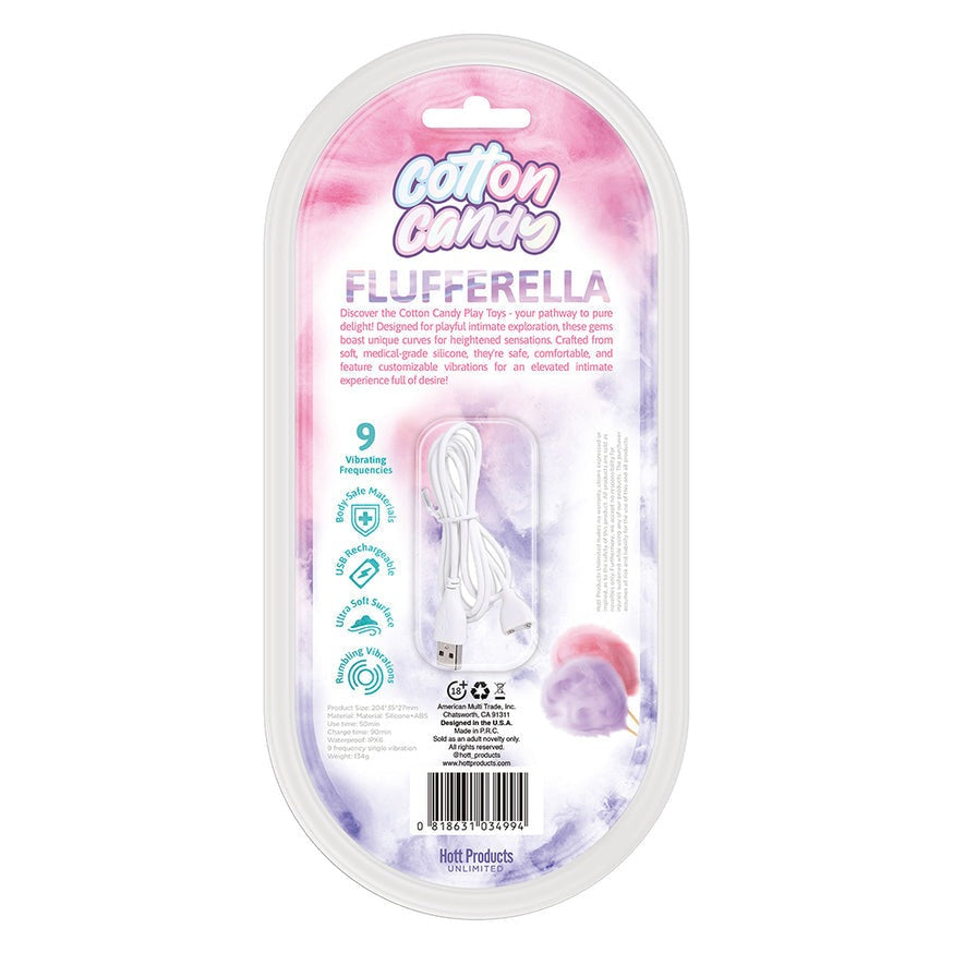 Cotton Candy Flufferella Silicone Vibrator