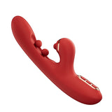 Honey Play Box Tickler Wiggling G-Spot Vibrator & Tapping Clitoral Stimulator- Red