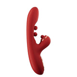 Honey Play Box Tickler Wiggling G-Spot Vibrator & Tapping Clitoral Stimulator- Red