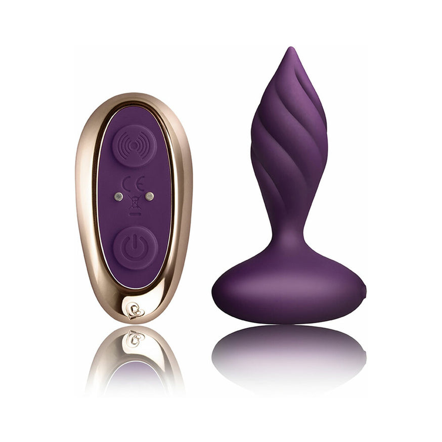 Rocks-Off Petite Sensations Desire Vibrating Plug- Purple