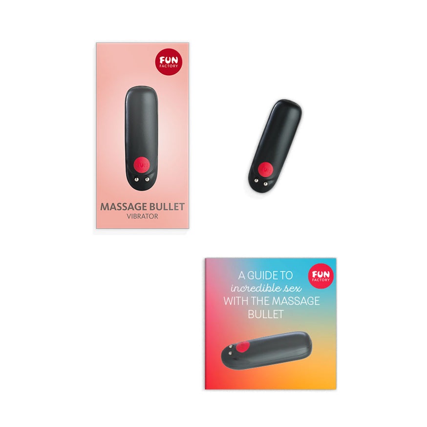 Fun Factory Massage Bullet Vibrator- Black