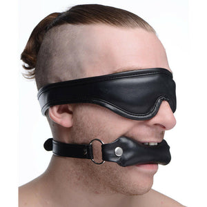 Padded Blindfold And Gag Set