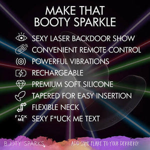28X Laser F**K Me Silicone Anal Plug With Remote Control