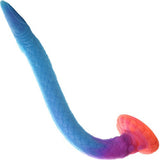 Makara Glow-in-the-Dark Snake 18.25" Silicone Suction Cup Dildo